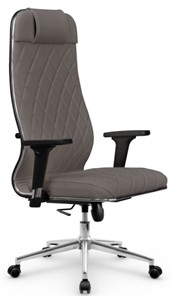 Кресло офисное Мetta L 1m 40M/2D Infinity Easy Clean (MPES) топган OMS, нижняя часть 17853 серый в Самаре