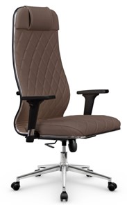 Кресло офисное Мetta L 1m 40M/2D Infinity Easy Clean (MPES) топган OMS, нижняя часть 17853 светло-коричневый в Самаре