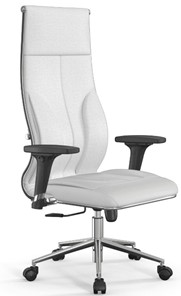 Офисное кресло Мetta L 1m 46/2D Infinity Easy Clean (MPES) топган OMS, нижняя часть 17853 белый в Самаре - предосмотр