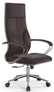 Кресло офисное Мetta L 1m 46/K Infinity Easy Clean топган OMS, нижняя часть 17853 темно-коричневый в Самаре