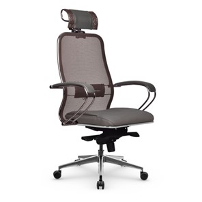 Офисное кресло Samurai SL-2.041 MPES Светло-Коричневый / Серый в Самаре