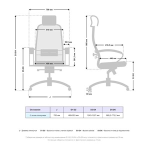 Кресло компьютерное Samurai SL-2.04 MPES Белый в Тольятти - предосмотр 2