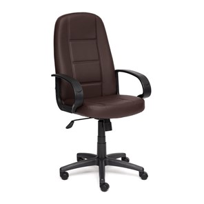 Кресло офисное СН747 кож/зам, коричневый, арт.2558 в Тольятти