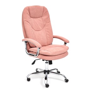 Компьютерное кресло SOFTY LUX флок, розовый, арт.13952 в Тольятти