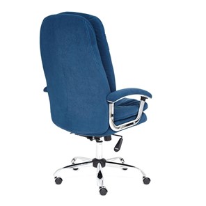Компьютерное кресло SOFTY LUX флок, синий, арт.13592 в Тольятти - предосмотр 3