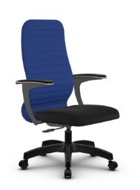 Компьютерное кресло SU-CU160-10P PL синий/черный в Самаре