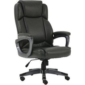 Компьютерное кресло Brabix Premium Favorite EX-577 (пружинный блок, рециклированная кожа, серое) 531935 в Самаре