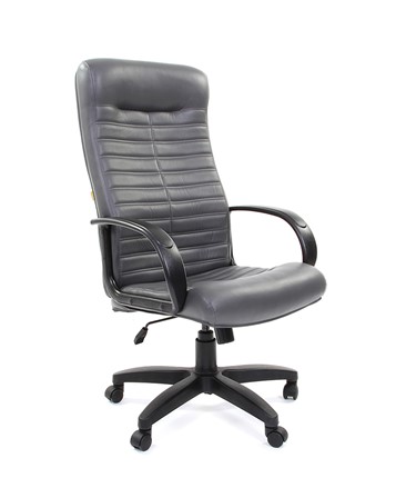 Офисное кресло CHAIRMAN 480 LT, экокожа, цвет серый в Тольятти - изображение