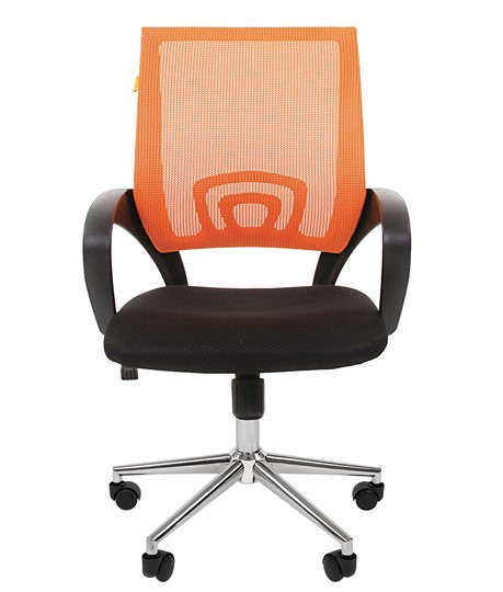 Кресло CHAIRMAN 696 CHROME Сетка TW-66 (оранжевый) в Тольятти - изображение 2
