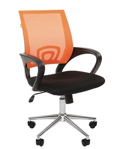 Кресло CHAIRMAN 696 CHROME Сетка TW-66 (оранжевый) в Сызрани
