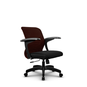 Кресло компьютерное SU-M-4/подл.160/осн.001, Коричневый/Черный в Тольятти