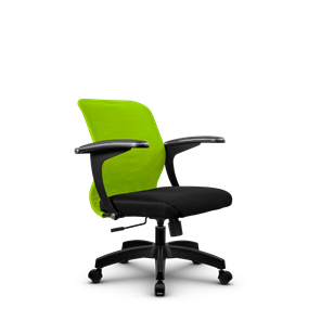 Кресло SU-M-4/подл.160/осн.001, Зеленый/Черный в Самаре