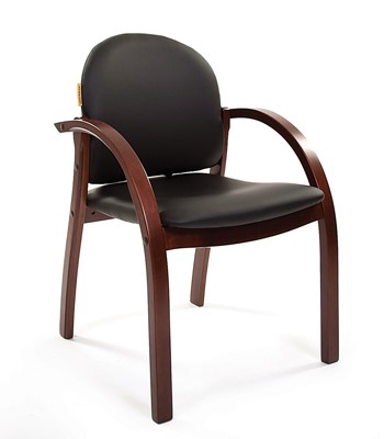 Кресло компьютерное CHAIRMAN 659 Экокожа черная в Самаре - изображение