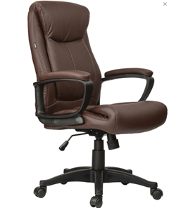 Компьютерное кресло BRABIX "Enter EX-511", экокожа, коричневое, 531163 в Самаре - предосмотр