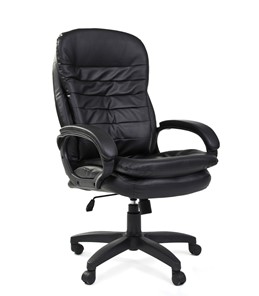 Офисное кресло CHAIRMAN 795 LT, экокожа, цвет черный в Самаре