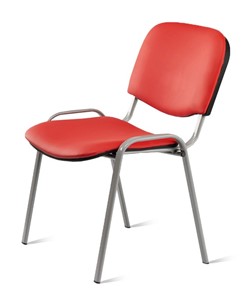 Офисный стул Изо, ВИК Nitro red/Светло-серый в Тольятти