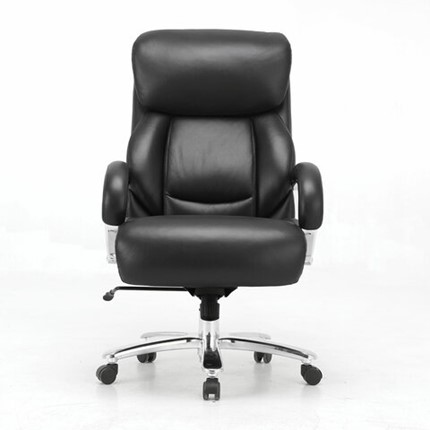 Офисное кресло Brabix Premium Pride HD-100 (натуральная кожа, черное) 531940 в Тольятти - изображение