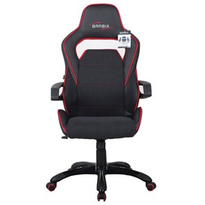 Офисное кресло Brabix Nitro GM-001 (ткань, экокожа, черное, вставки красные) 531816 в Тольятти