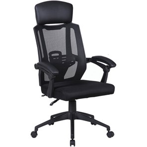Офисное кресло Brabix Nexus ER-401 (с подлокотниками, черное) 531835 в Тольятти