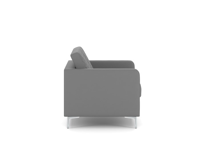 Прямой диван Актив двухместный, серый в Самаре - изображение 2