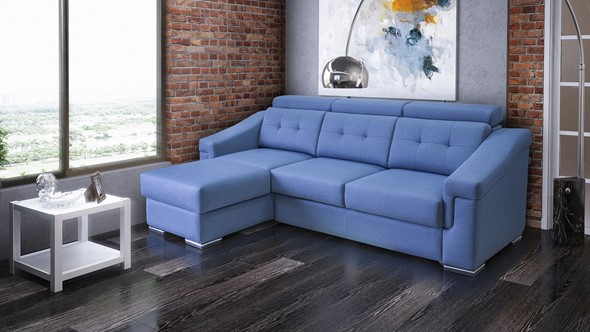 Угловой диван Матрица 27 ТТ с оттоманкой в Самаре - изображение