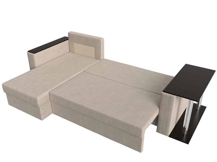 Угловой диван Атланта Лайт, Бежевый (рогожка) в Самаре - изображение 6