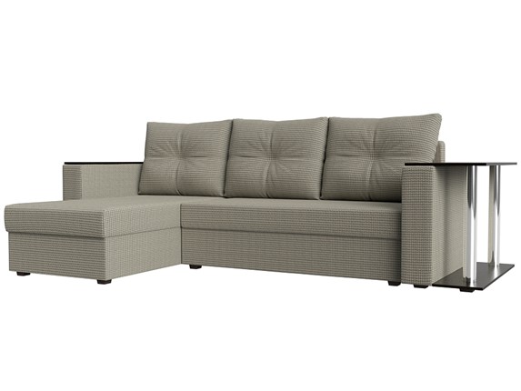 Угловой диван Атланта Лайт, Корфу 02 (рогожка) в Самаре - изображение