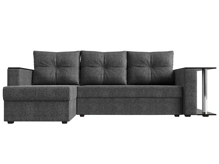 Угловой диван Атланта Лайт, Серый (рогожка) в Самаре - изображение 1
