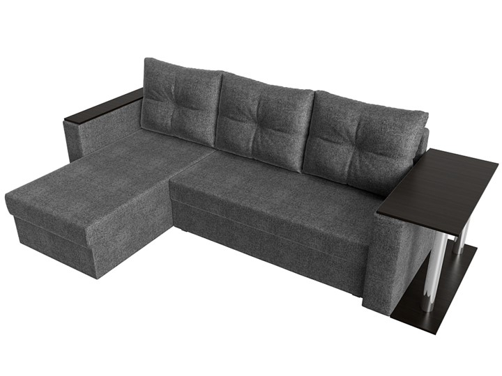 Угловой диван Атланта Лайт, Серый (рогожка) в Самаре - изображение 3