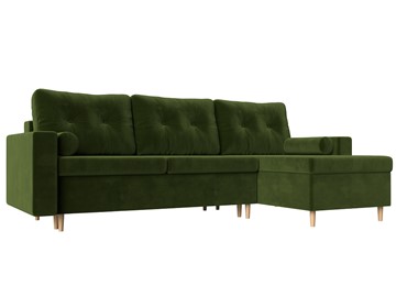 Угловой диван Белфаст, Зеленый (микровельвет) в Самаре