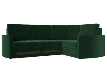 Угловой диван Белла, Зеленый (Велюр) в Тольятти
