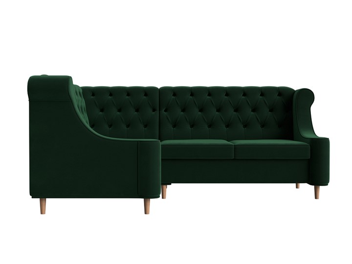 Угловой диван Бронкс, Зеленый (Велюр) в Тольятти - изображение 1