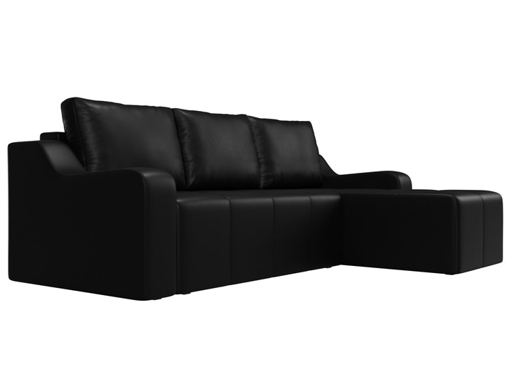 Угловой диван Элида, Черный (экокожа) в Самаре - изображение 3