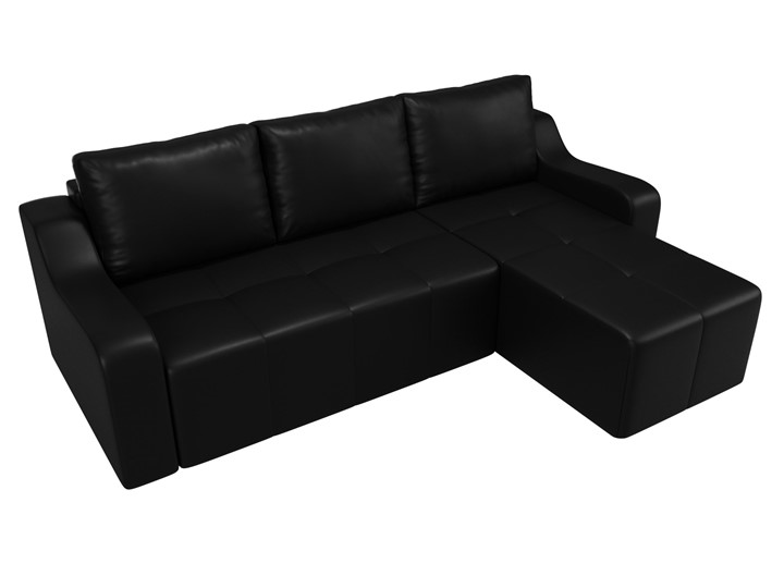 Угловой диван Элида, Черный (экокожа) в Самаре - изображение 5