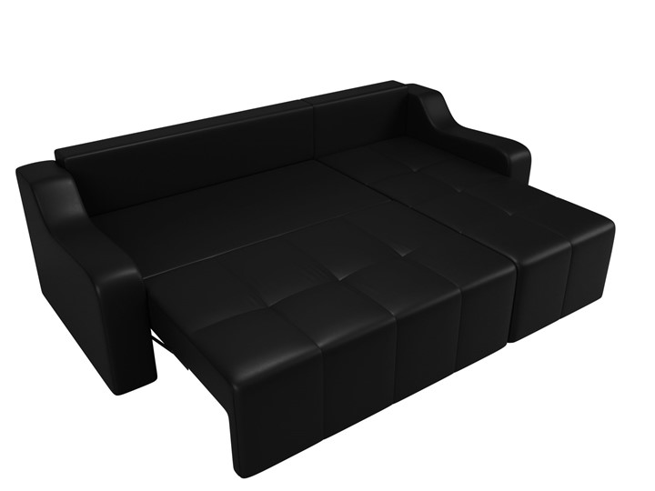 Угловой диван Элида, Черный (экокожа) в Самаре - изображение 7