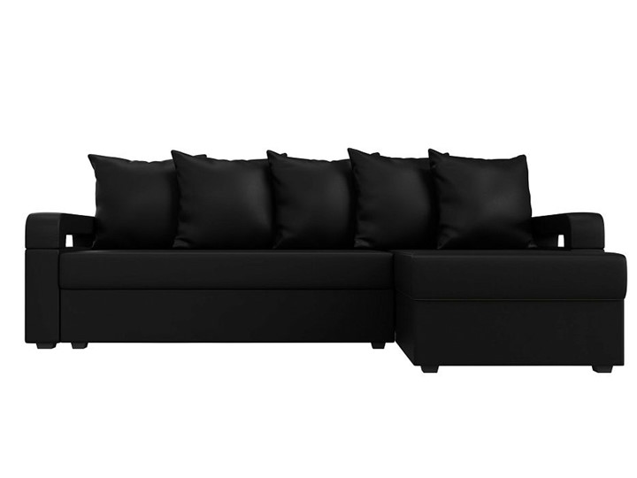 Угловой диван Гермес Лайт, Черный (экокожа) в Самаре - изображение 8