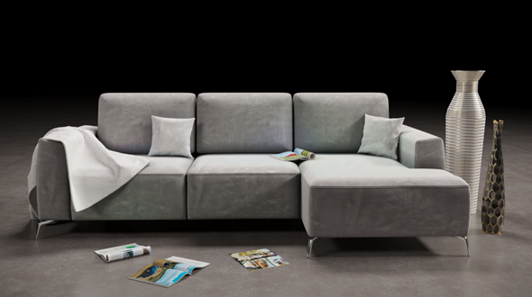 Угловой диван с оттоманкой Хилтон в Самаре - изображение
