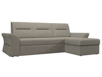Угловой диван с оттоманкой Клайд, Корфу 02 (рогожка) в Самаре