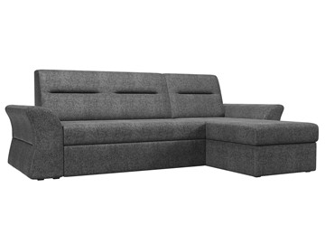 Угловой диван с оттоманкой Клайд, Серый (рогожка) в Самаре