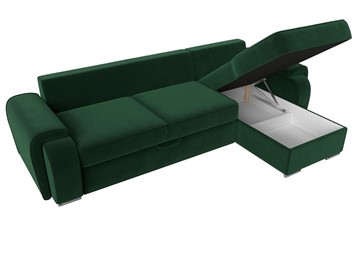 Угловой диван Лига-025, Зеленый (Велюр) в Тольятти - предосмотр 2