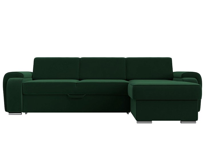 Угловой диван Лига-025, Зеленый (Велюр) в Самаре - изображение 7