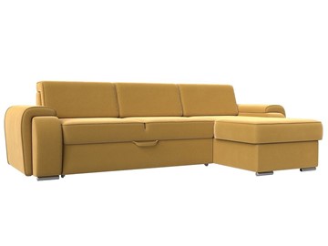 Угловой диван Лига-025, Желтый (Микровельвет) в Самаре