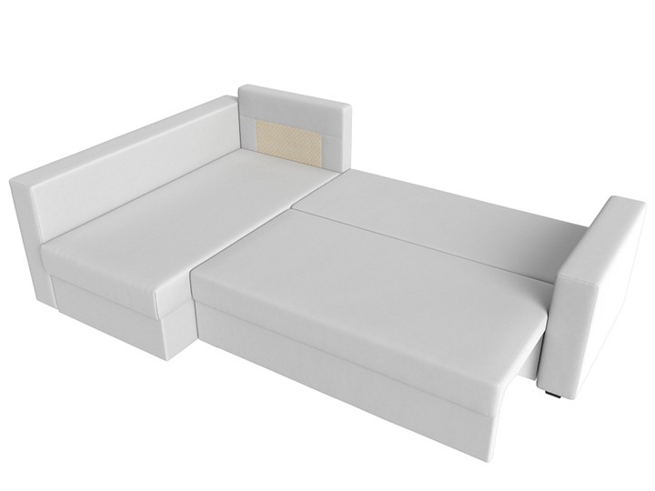Угловой раскладной диван Мансберг, Белый (Экокожа) в Самаре - изображение 2