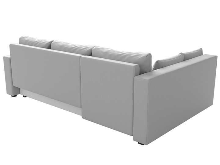 Угловой раскладной диван Мансберг, Белый (Экокожа) в Тольятти - изображение 5
