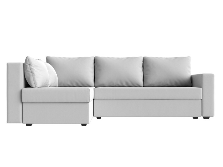Угловой раскладной диван Мансберг, Белый (Экокожа) в Самаре - изображение 8