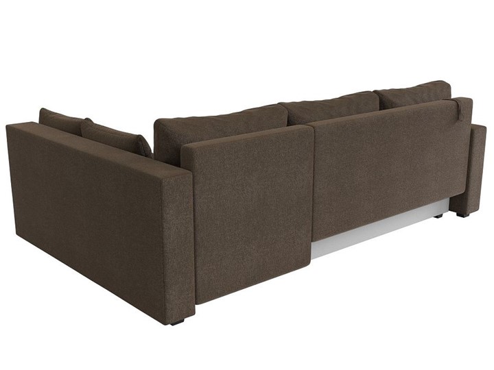 Угловой раскладной диван Мансберг, Коричневый (Рогожка) в Самаре - изображение 4