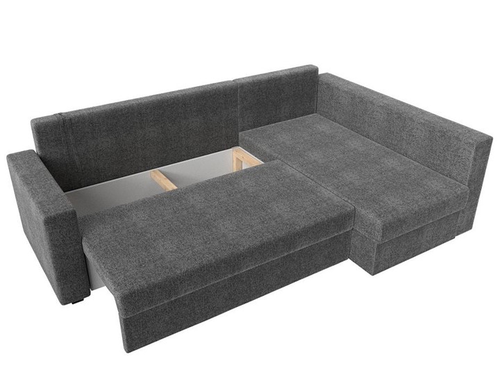 Угловой диван Мансберг, Серый (Рогожка) в Тольятти - изображение 1