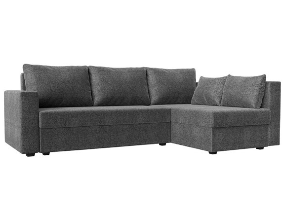 Угловой диван Мансберг, Серый (Рогожка) в Самаре - изображение