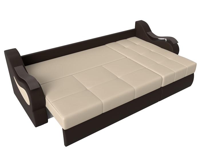 Угловой диван Меркурий, Бежевый/коричневый (экокожа) в Самаре - изображение 5