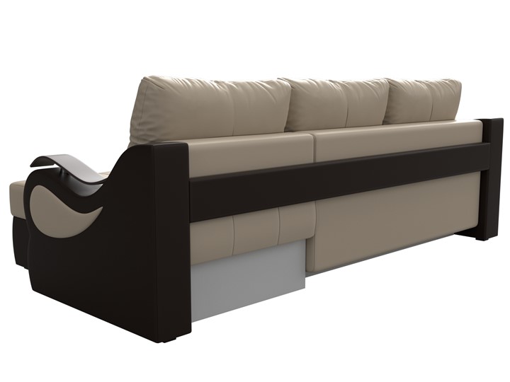 Угловой диван Меркурий, Бежевый/коричневый (экокожа) в Самаре - изображение 7